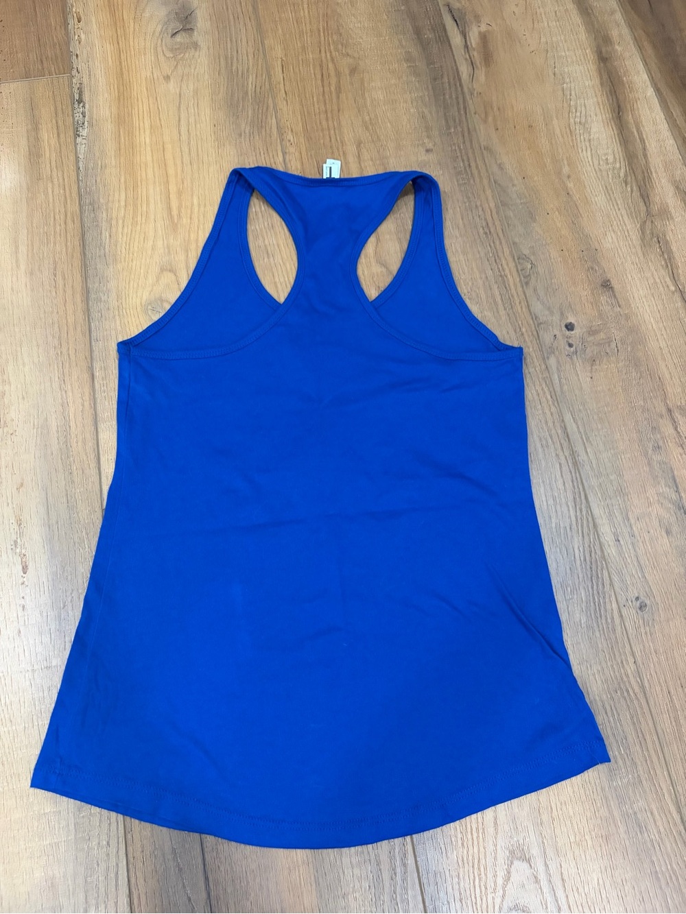 Burn Boot Camp Blue Racerback Tank Top-Size Medium - Picture 4 of 4